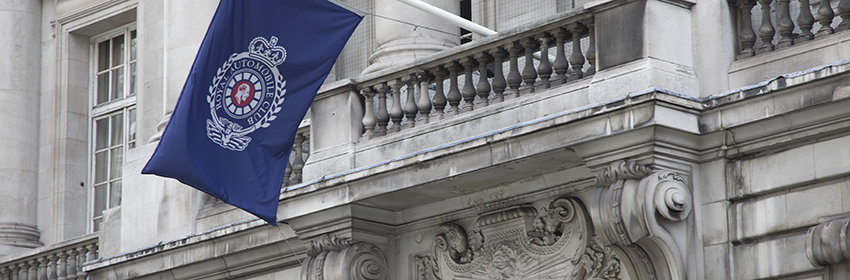 Image of Club flag at Pall Mall